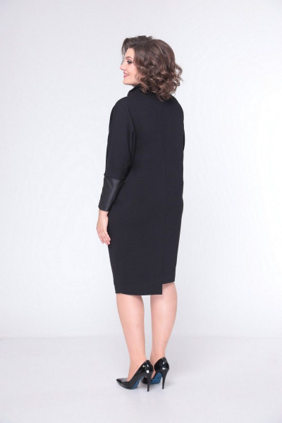 Платье LadisLine 1422 черный - фото 6