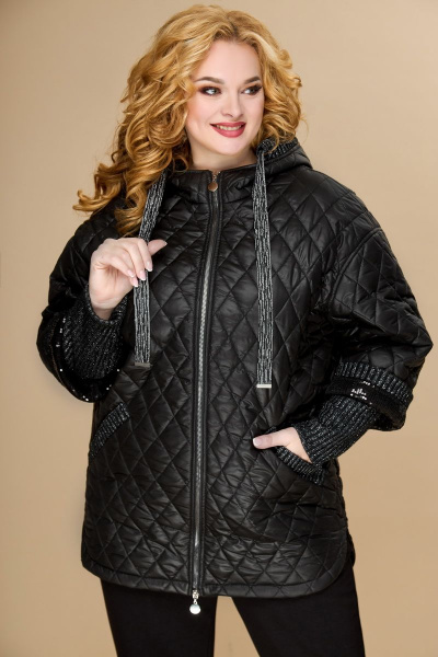 Куртка Svetlana-Style 1722 черный - фото 1