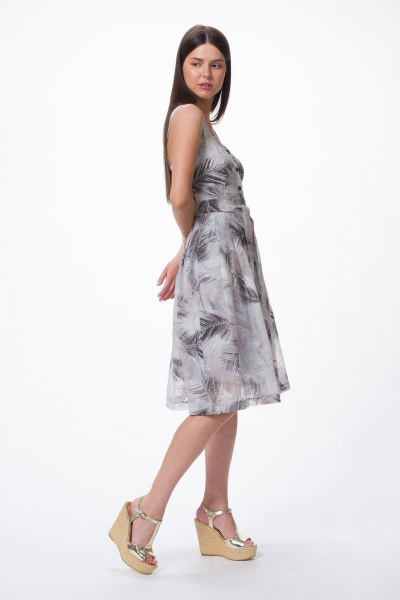 Платье Stilville 1800 серый - фото 3