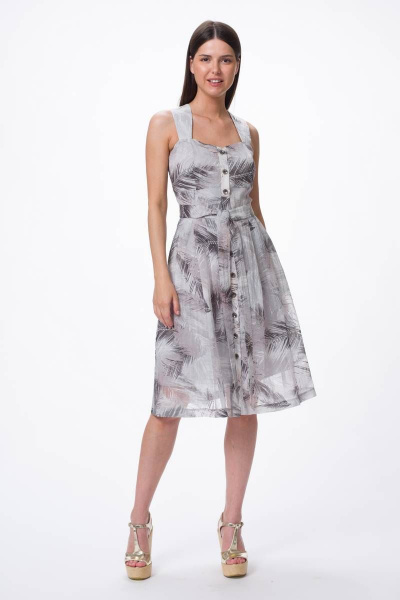 Платье Stilville 1800 серый - фото 2