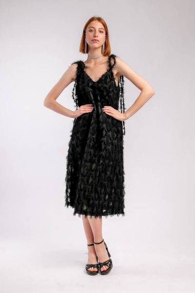 Платье TSURAN DR3BBL/1 черный - фото 1