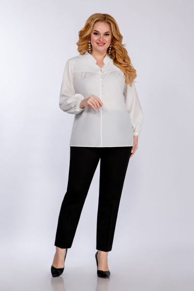 Блуза Элль-стиль 2116а белый - фото 5