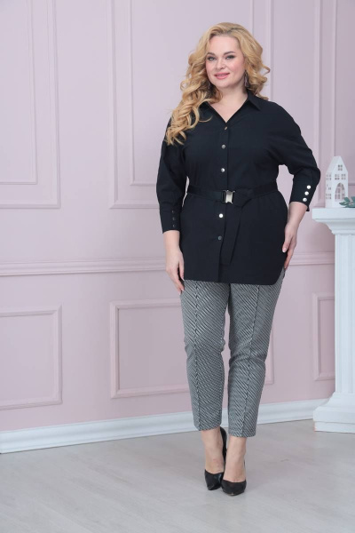 Блуза, брюки Romanovich Style 2-2323 черный - фото 2