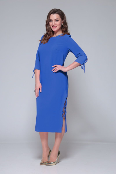 Платье ALEZA 1065 синий - фото 1