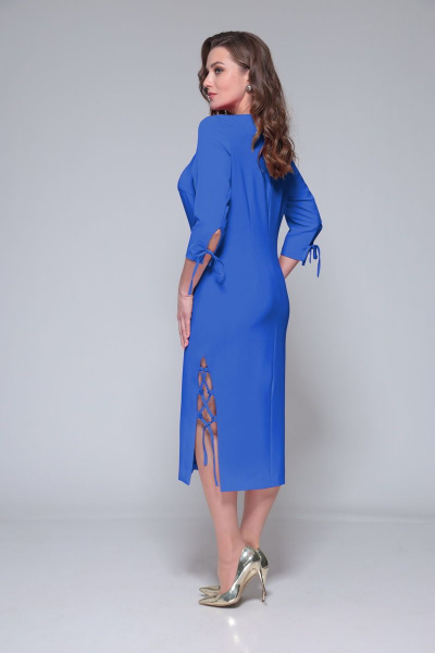 Платье ALEZA 1065 синий - фото 3