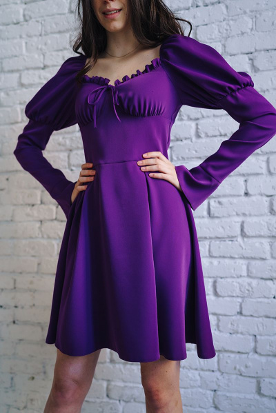 Платье THE.WOMAN 410 фиолетовый - фото 3