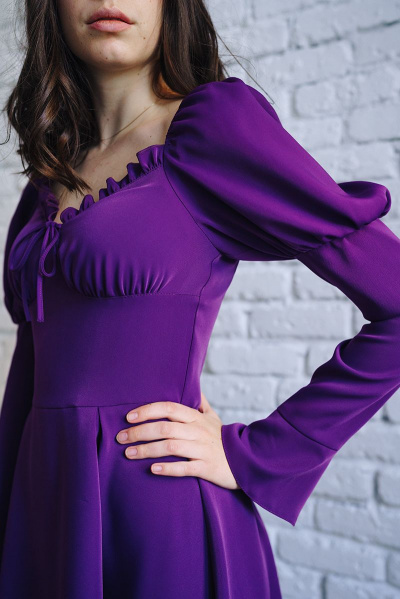 Платье THE.WOMAN 410 фиолетовый - фото 2