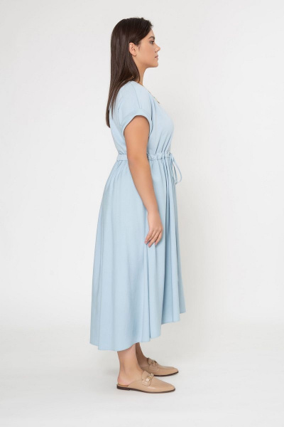 Платье Elema 5К-11958-1-164 серо-голубой - фото 2