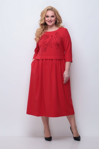 Платье Michel chic 2085 красный - фото 1