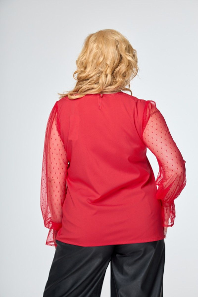 Блуза Anelli 1199 красный - фото 4