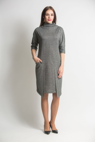 Платье Ivera 401 серый - фото 1