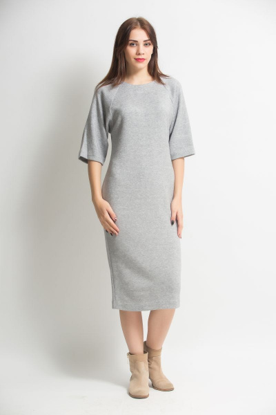 Платье Ivera 581 серый - фото 1