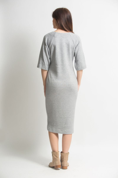 Платье Ivera 581 серый - фото 2
