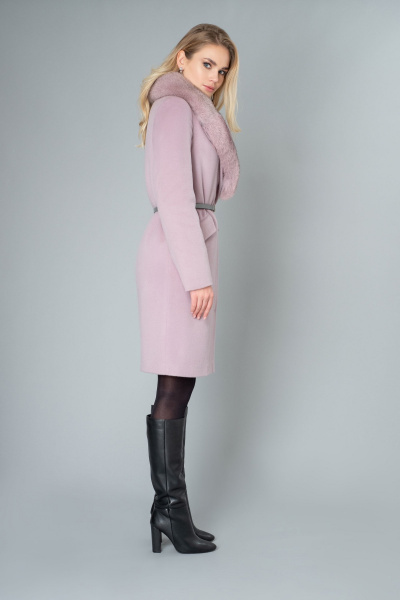 Пальто Elema 6-9110-1-170 розовый - фото 2