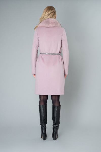 Пальто Elema 6-9110-1-170 розовый - фото 3