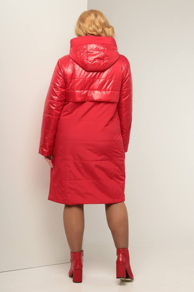 Пальто Shetti 2007-1 красный - фото 4