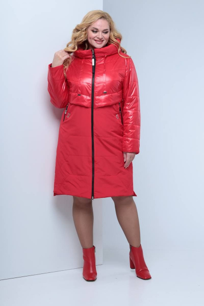 Пальто Shetti 2007-1 красный - фото 1