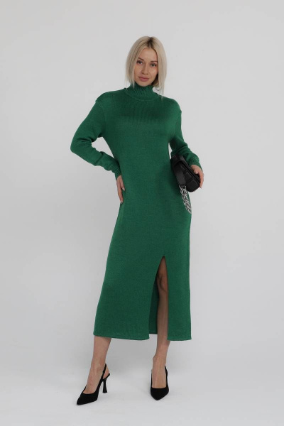 Платье Romgil 646ШТЗ зеленый - фото 2