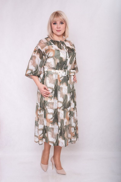 Платье АСВ 1237.1 зелень - фото 1