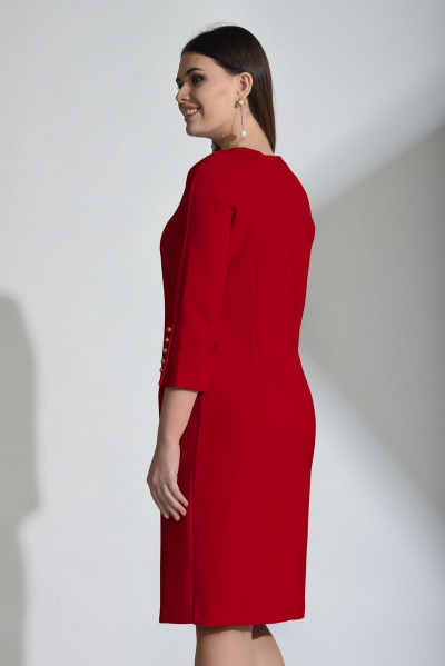 Платье Anelli 447 красный - фото 3