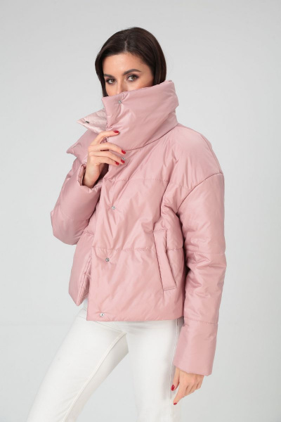 Куртка Диомант 1601 пудра+розовый - фото 5