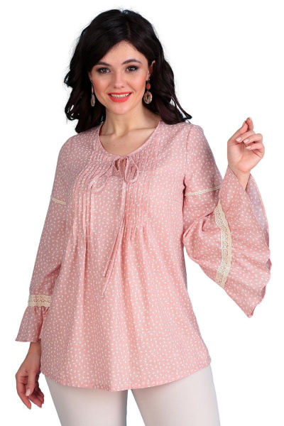 Блуза Мода Юрс 2345 розовый - фото 1
