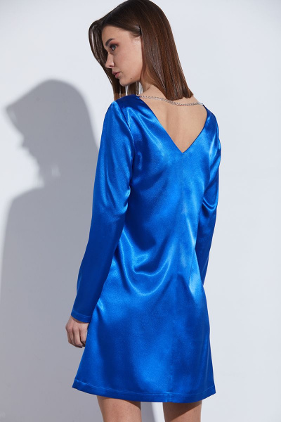 Платье Andrea Fashion 2204 синий - фото 6