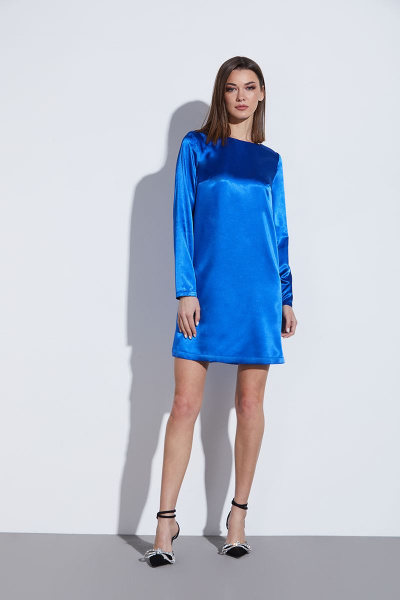 Платье Andrea Fashion 2204 синий - фото 4