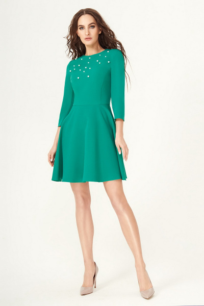 Платье Панда 421380 зеленый - фото 1