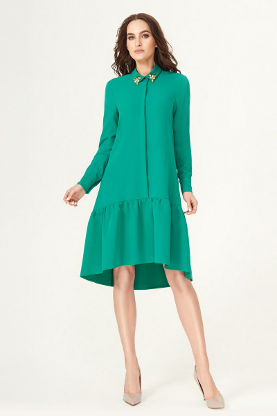 Платье Панда 424180 зеленый - фото 1