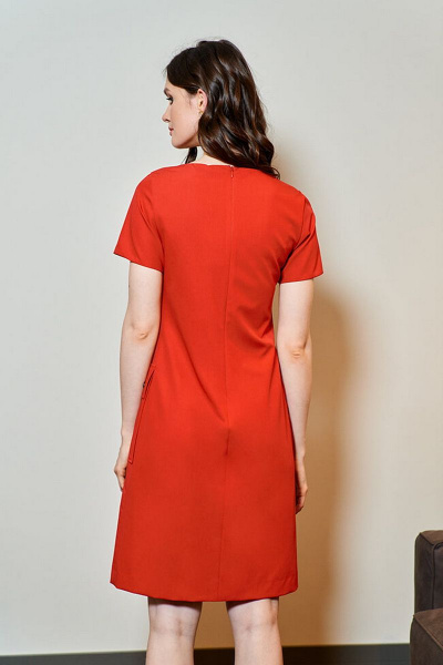 Платье Nelva 5944 красный - фото 3