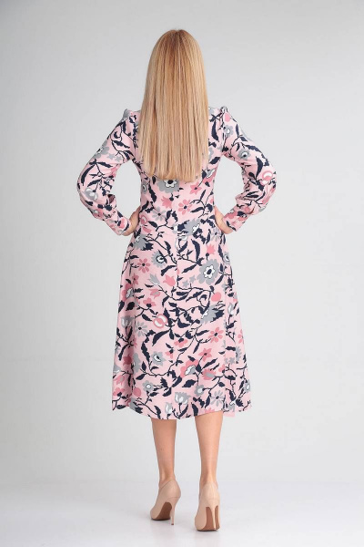 Платье FloVia 4007 розовый - фото 5