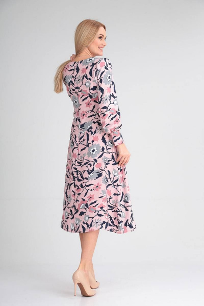 Платье FloVia 4007 розовый - фото 4