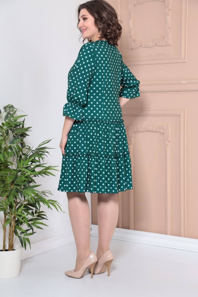 Платье Moda Versal П2328 зеленый - фото 5