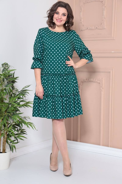 Платье Moda Versal П2328 зеленый - фото 1