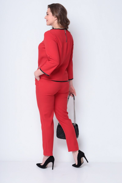 Блуза, брюки Michel chic 1272 красный - фото 4