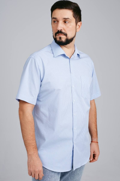 Рубашка Nadex 01-036522/401_170 бело-голубой - фото 3