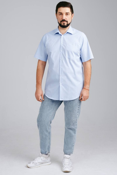 Рубашка Nadex 01-036522/401_170 бело-голубой - фото 1