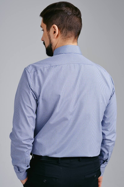 Рубашка Nadex 01-061811/404_182 сине-серый - фото 5
