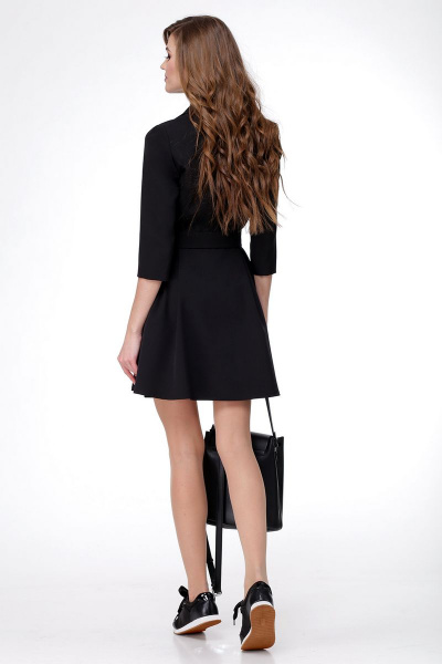 Платье LadisLine 1052 черный - фото 5