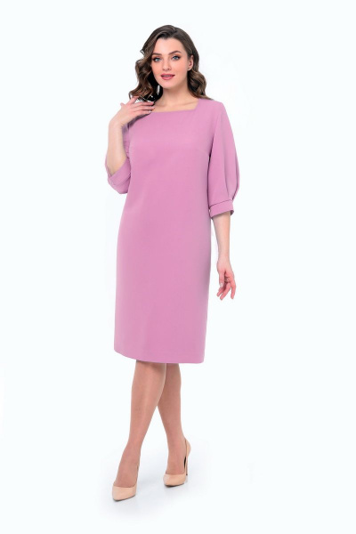 Платье Мишель стиль 1030 сиренево-розовый - фото 2