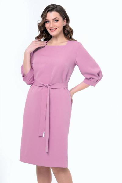 Платье Мишель стиль 1030 сиренево-розовый - фото 1