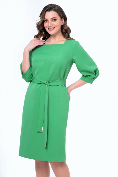 Платье Мишель стиль 1030-1 зеленый - фото 4