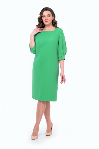 Платье Мишель стиль 1030-1 зеленый - фото 2