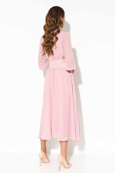 Платье TEZA 3736 пыльно-розовый - фото 3