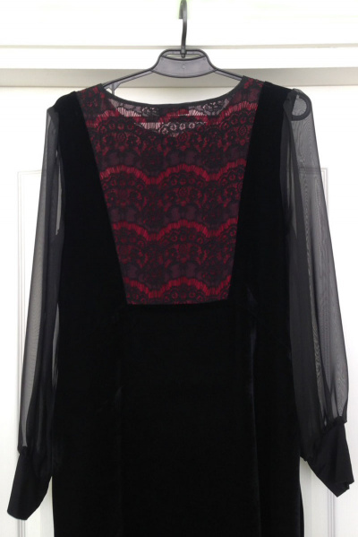 Платье ELLETTO 1512 черный - фото 2