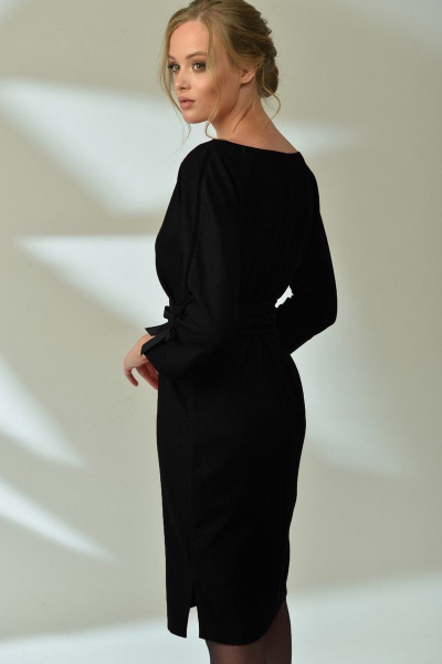 Платье MAX 4-018Ч черный - фото 2
