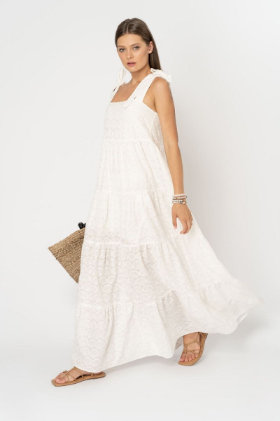 Платье Elema 5К-11866-1-164 белый - фото 2