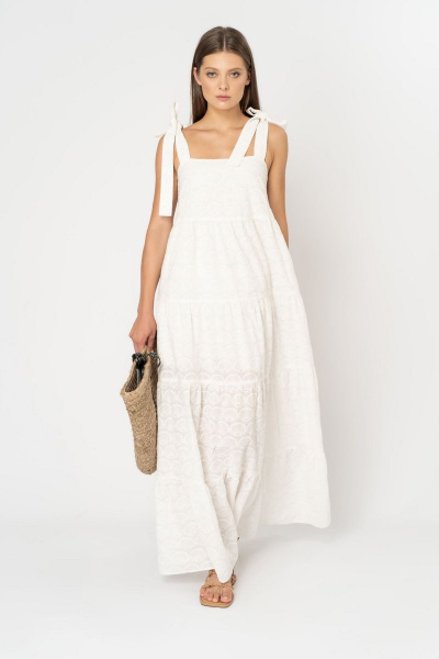 Платье Elema 5К-11866-1-164 белый - фото 1