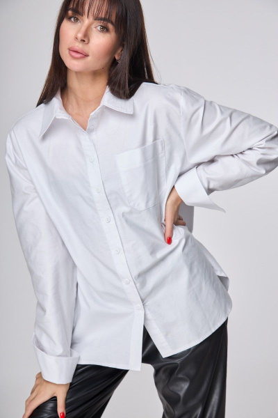 Рубашка Anelli 1203 белый - фото 1